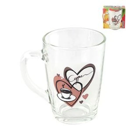 Кружка 300мл стекло подар.уп. (20)