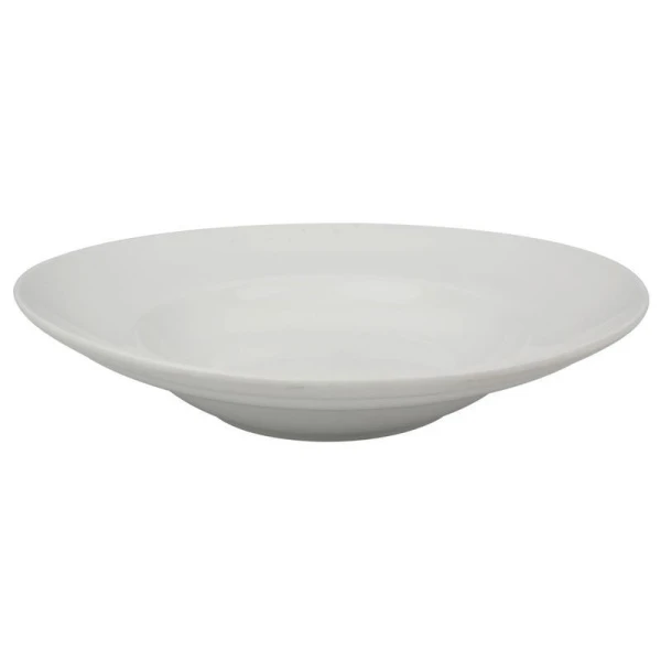 Тарелка глубокая 300мл 25*4см фарфор 53 JC-8180 (8/32)
