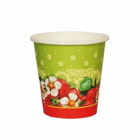 Стакан бумажный 250мл (набор 6шт.) ЯГОДА (120)