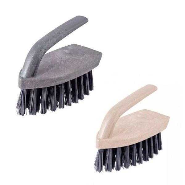 Щетка Утюжок пластик Kleo серый и бежевый (24)