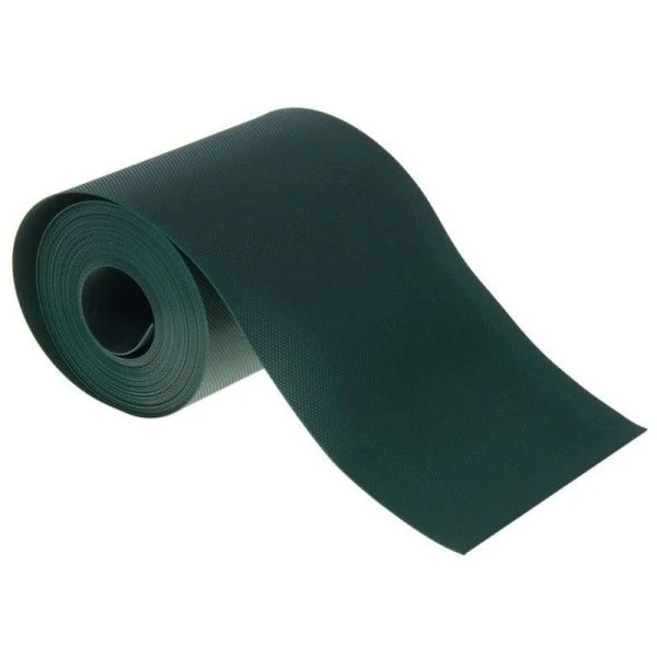 Бордюрная лента садовая 20см/10м 1,2мм ПВХ хаки (1)