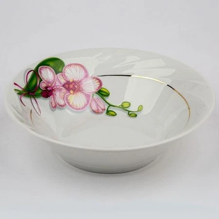 Салатник 1200мл БЕЛАЯ ОРХИДЕЯ Голубка