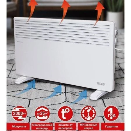 Конвектор 2000Вт ОК-2000СН Ресанта