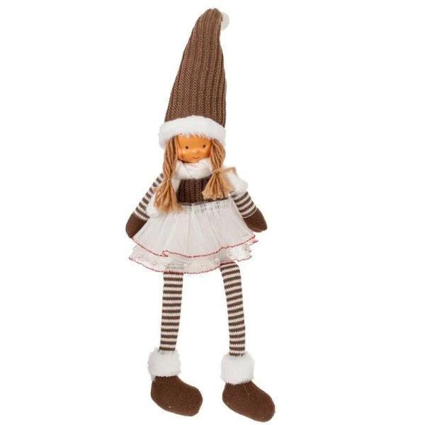 Игрушка мягкая Девочка L14 W8 H60/20 см, 4в.