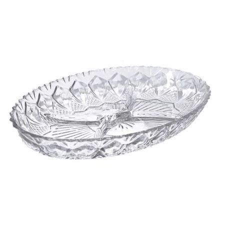 Менажница 4 секции 28см стекло Larous подар.уп. PD1065GCL (10)