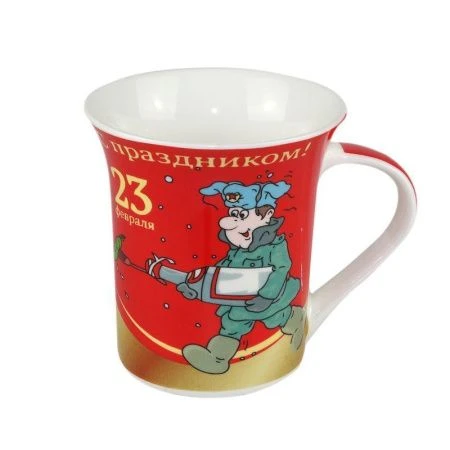 Кружка 310мл керамика EDI-B310P-025 (12/48)