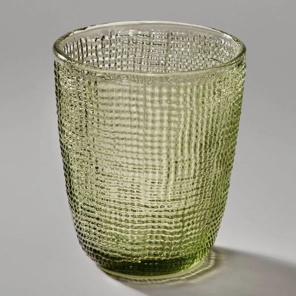 Стаканы набор 4шт 300мл стекло Tempo green (6)