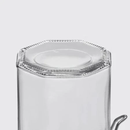 Банка для сыпучих продуктов 100мл стекло с фиксатором JC-15964 (144)