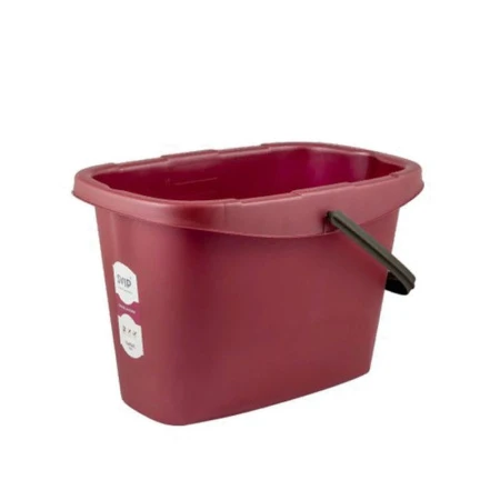 Ведро 13л 38*29*h28см пластик Step бордо прямоугольное (14)