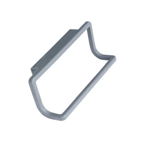 Вешалка для полотенец 22,5*6*9см пластик серая M-B30-07 (12)