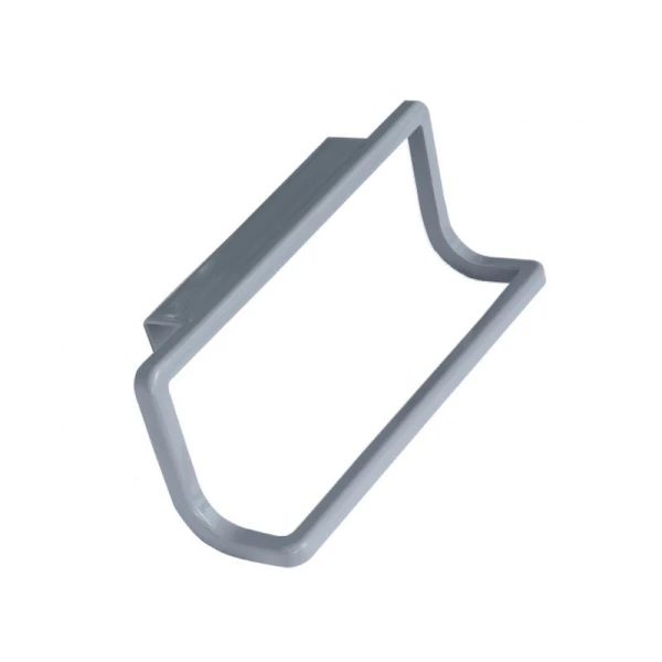 Вешалка для полотенец 22,5*6*9см пластик серая M-B30-07 (12)