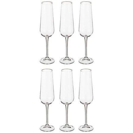 Бокалы для шампанского набор 6шт 220мл стекло АМУНДСЕН/АРДЕА 91L/1SF57/0/00000/220-661 24545 (8)