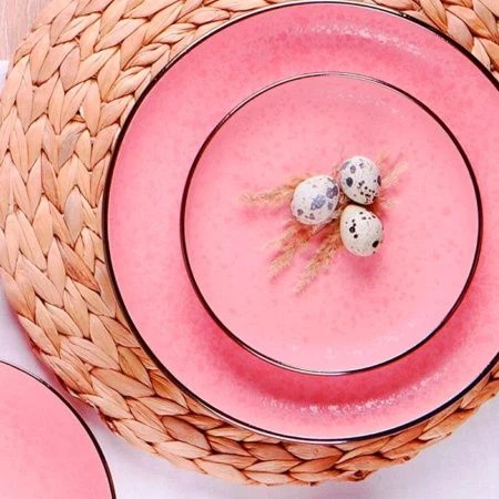 Тарелка глубокая 20см 800мл керамика ELIT PINK 19S508-8BOWL (36)