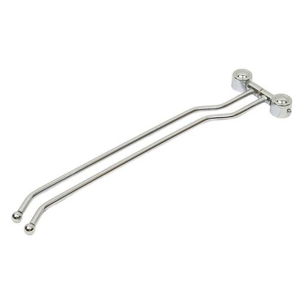 Держатель для полотенца двойной 46*12*2см металл РЫЖИЙ КОТ B0924 (24)