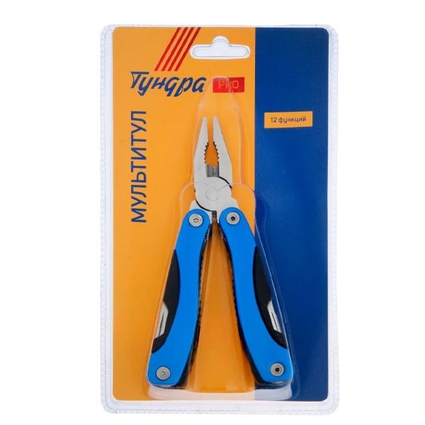 Мультитул 12 функций металл, в чехле TUNDRA PRO (1)