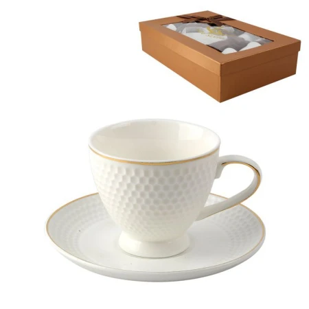 Кофейный набор 12пр фарфор СОТЫ на 6 персон 90мл C16-885 (12) Кофейный набор 12пр фарфор СОТЫ на 6 персон 90мл C16-885 (12)