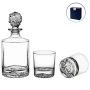 Набор для виски 3пр (штоф 850мл, стакан 2шт 310мл) стекло Lion (4)