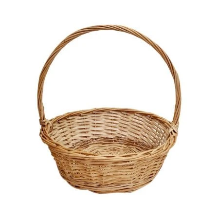 Корзина плетеная 62*20*60см ивовая лоза неокрашенная (YK21-01 S/9) №1 (1)