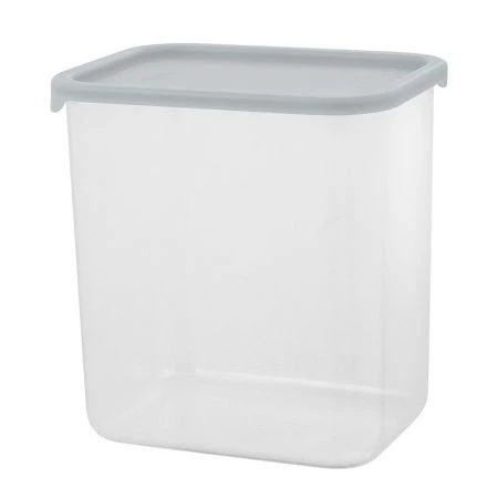 Банка для сыпучих продуктов 1,5л 140*105*145мм пластик Sugar&Spice прямоугольный с гибкой крышкой трюфель (8)