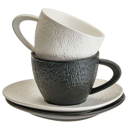 Чайный набор 4пр фарфор FLAT WHITE collection на 2 персоны 200мл подар.уп. AK4-0002 (12)