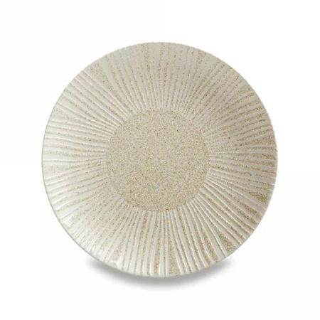 Тарелка мелкая 20,5см фарфор Solaris бежевая в крапинку Линии десертная MW602-AX0308 (24)