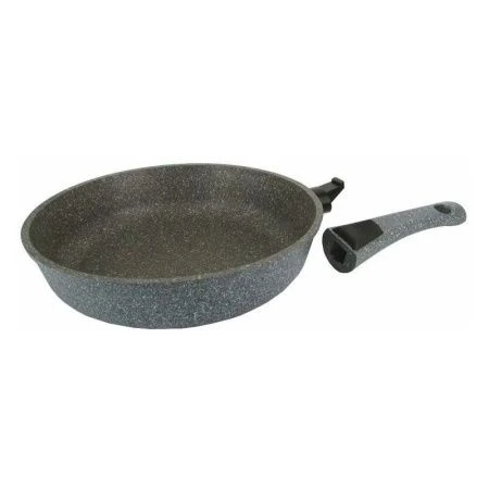 Сковорода 22см алюминий АП МРАМОР глубокая со съёмной ручкой HUR-A-108 DMВ (10)