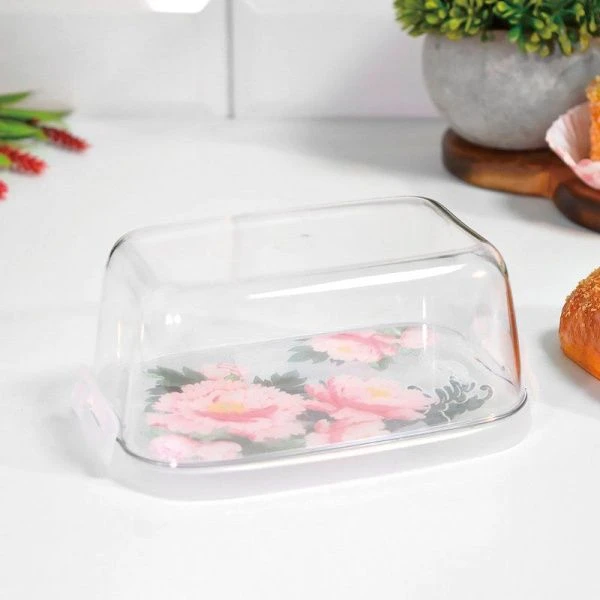 Масленка 160*100*70мм пластик Bergamo САД ПИОНОВ (16) 223153201/00