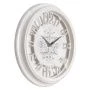 Часы настенные 35см пластик РУБИН Античность белый с серебром (10)
