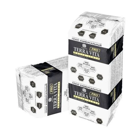 Земля живая ПРО 150л торфогрунт, вес пакета 53,5кг Terra Vita Фарт (1)