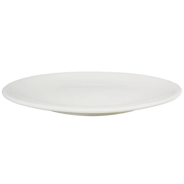 Тарелка мелкая 23,5см фарфор БЕЛЫЙ ЭЛЕГАНС 55 JC-8189 (45)