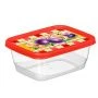 Контейнер пищевой 500мл пластик СИЛИЦИЯ прямоугольный красный (20) 223135706/04