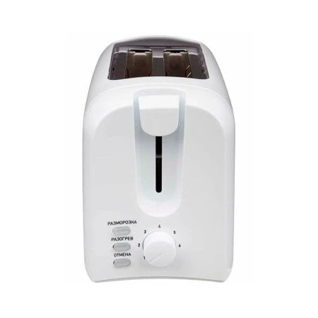 Тостер Energy EN-261, 6 степеней прожарки, поддон для крошек, 700 Вт, белый