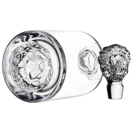 Набор для виски 3пр (штоф 850мл, стакан 2шт 310мл) стекло Lion (4)