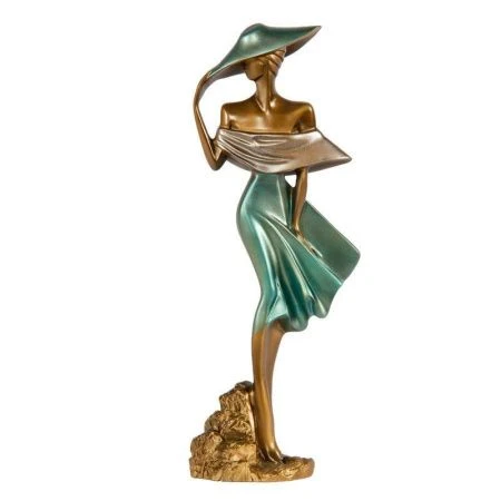 Статуэтка Девушка на ветру мрамор 37см