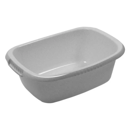 Таз 11л пластик ВОДОЛЕЙ мраморный прямоугольный С621 (18)