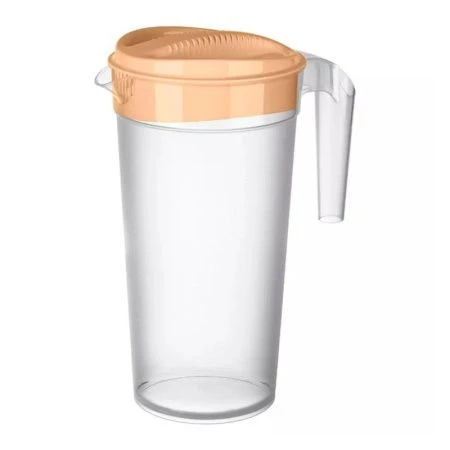 Кувшин 1,5л пластик оранжевый (9)