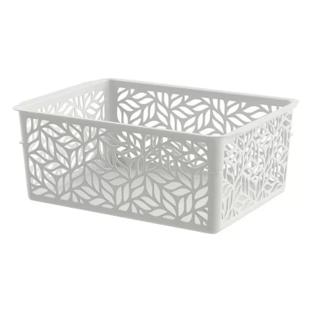 Корзина для хранения 1,4л 190*140*75мм пластик Linden светло-серая (24) 221313021/03