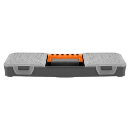 Органайзер для мелочей 43*19,3*8,3см пластик Blocker ExРert 16" с лотком серо-свинцовый/оранжевый (8