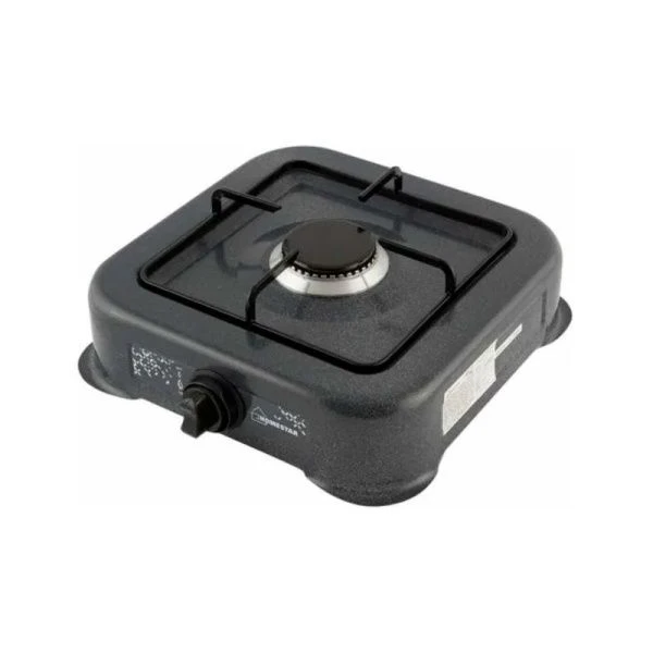 Плита газовая металл 3200Вт 1 конфорка черная HOMESTAR HS-1201 (5)