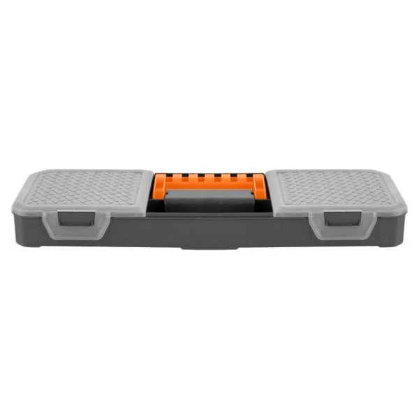 Органайзер для мелочей 43*19,3*8,3см пластик Blocker ExРert 16" с лотком серо-свинцовый/оранжевый (8