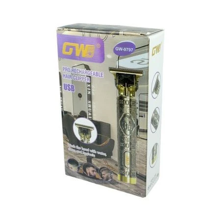 Триммер для стрижки пластик мощность 3 Вт USB зарядка GW-9797/JC-15628 (60)