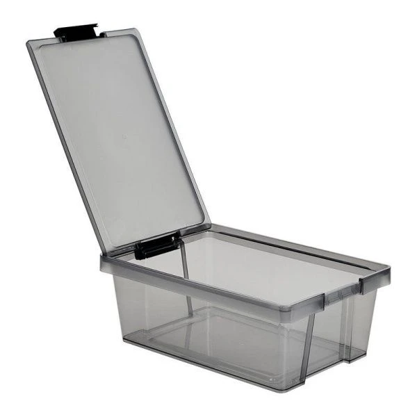 Контейнер для хранения 7,5л пластик ХЕНДИ черный прозрачный (17)