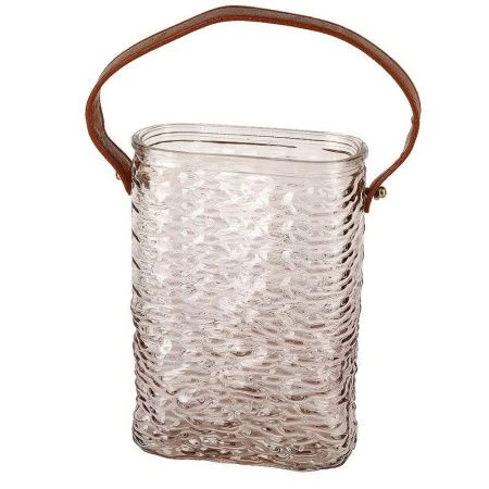 Ваза для цветов 1200мл 17,5см стекло Сумочка инд.уп. (24)