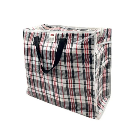 Сумка хозяйственная 83*58*41см полипропилен Клетка TUZ 106 (6/72)