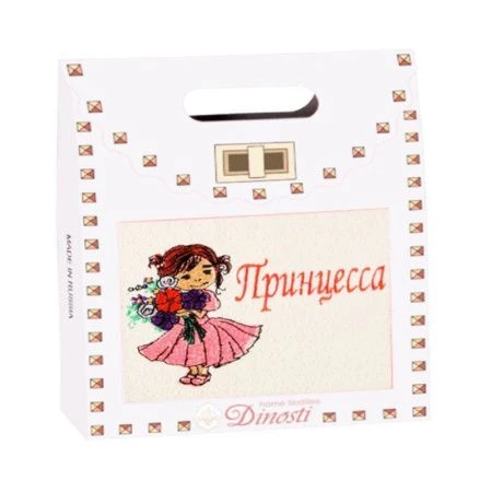 Полотенце махровое 30*70см арт. ОМ-813 Принцесса