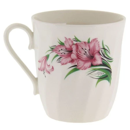 Кружка 350мл фарфор Адель ГЛАДИОЛУС (12)