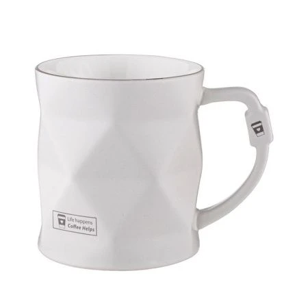Кружка 390мл фарфор Break Time белая (36)