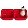 Менажница 2 секции 22*11*10,5см керамика Christmas Gift (18)