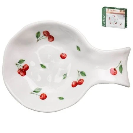 Подставка под ложку 16*11,5*2,5см керамика CHERRY (48)