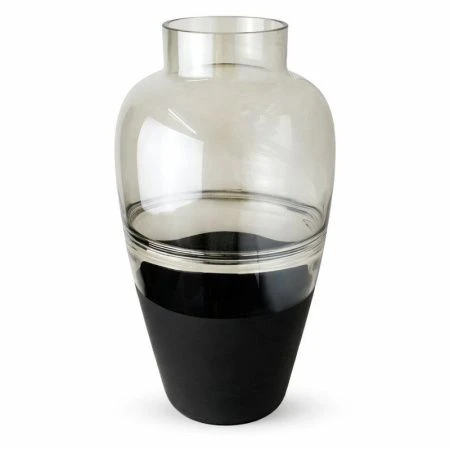 Ваза для цветов 32*9,5*10,5 стекло черная В1703Q/JC-15902 (6)